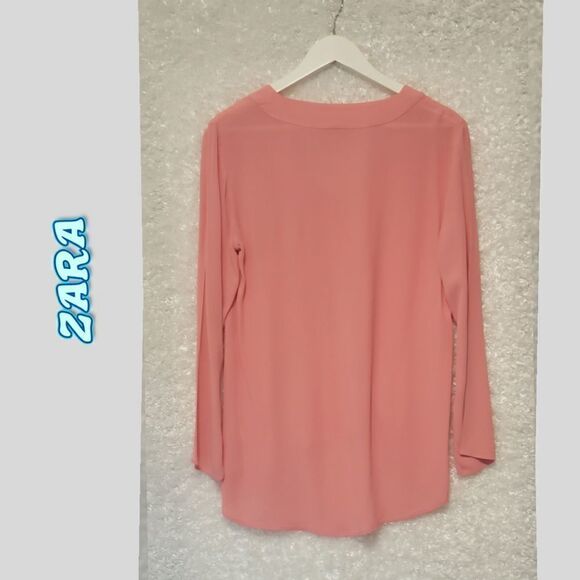 Pink V neck tunic - Picture 2 of 3